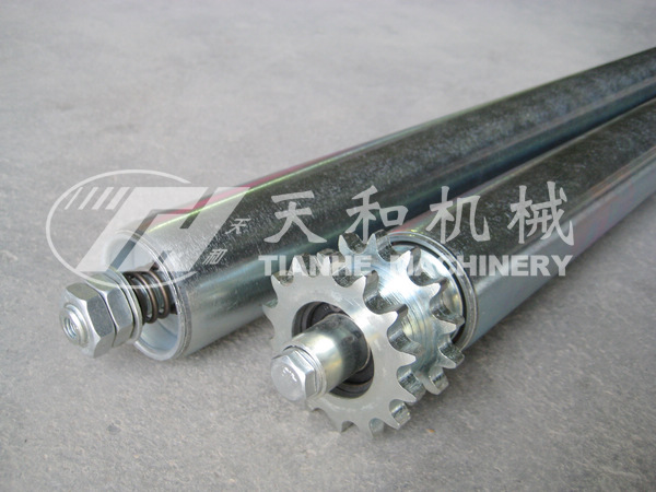 TH3826型 鋼(gang)制雙鏈(liàn)可調積(jī)放輥筒(tong)