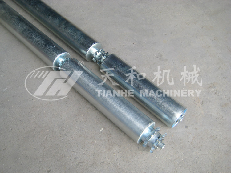 中間鏈(lian)輪 單/雙鏈輥(gun)筒（鍍鋅）